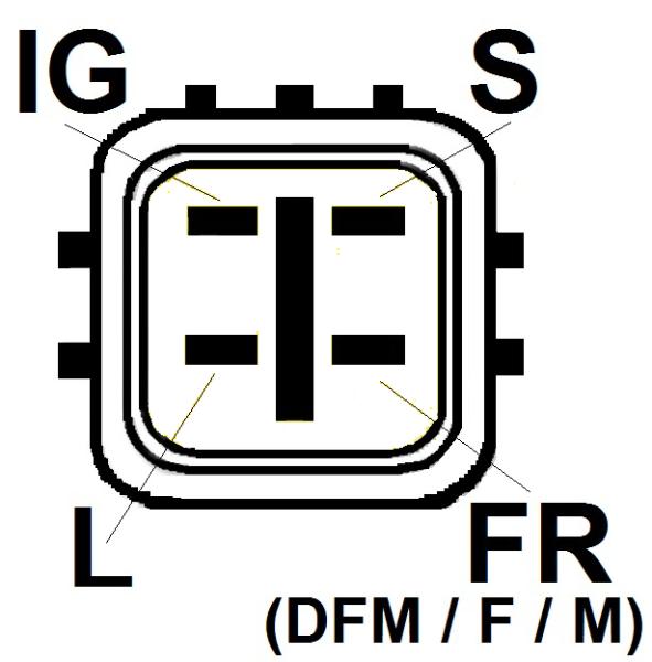 ALTERNADOR 12V 100A /TOYOTA /AURIS-COROLLA